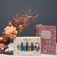 英國【Miss NELLA】兒童水性可撕式安全指甲油- 夢幻星湖4入組