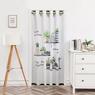 【巴芙洛】新款式北歐系列打孔穿桿式拉簾寬150x長200cm 漫生活+送桿子