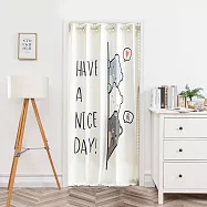 【巴芙洛】新款式北歐系列打孔穿桿式拉簾寬150x長200cm 三隻小熊+送桿子