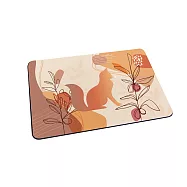 軟式珪藻土地墊 地墊 防潮 腳踏墊 硅藻土 吸水墊 秋天狐狸