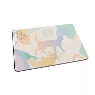 軟式珪藻土地墊 地墊 防潮 腳踏墊 硅藻土 吸水墊 閒晃小貓