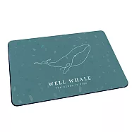 軟式珪藻土吸水地墊 地墊 防潮 腳踏墊 硅藻土 吸水墊 磨石子鯨魚