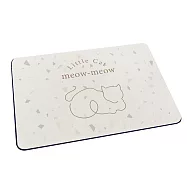 軟式珪藻土吸水地墊 地墊 防潮 腳踏墊 硅藻土 吸水墊 磨石子貓咪