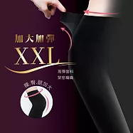 【ONEDER 旺達棉品】50D天鵝絨加大褲襪 台灣製保暖大尺碼 XXL褲襪 DG-A101 黑