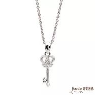 J&rsquo;code真愛密碼銀飾 處女座守護-喬莉塔之魔法鑰匙純銀女墜子 送項鍊