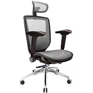 GXG 高背全網 電腦椅 (鋁腳/4D弧面摺疊扶手) TW-81Z6 LUA1D 請備註顏色