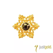 【Just Gold 鎮金店】The Honour 榮耀 黃金單耳耳環