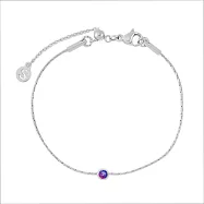 [SW 歐洲百年品牌訂製水晶] Snatch X HELR 獨家設計幻像水晶系列 - 銀色幻彩幸運水晶細手鍊 - 5.魔法師雙色之舞(紅與藍)