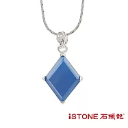 石頭記 晨星項鍊-菱形 藍瑪瑙