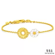 【點睛品】V&A博物館系列 小雛菊 黃金貝母手鍊