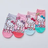 【ONEDER旺達】Sanrio HELLO KITTY凱蒂貓 雙子星 美樂蒂 直版襪 台灣製造【顏色隨機出貨】 KT-A650(15-22cm)