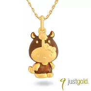 【Just Gold 鎮金店】Hello Kitty百變Cutie十二生肖 黃金墜子-馬(不含鍊)