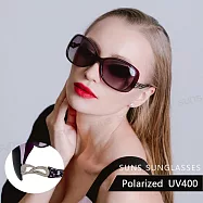 【SUNS】淑女偏光墨鏡 簍空點綴優雅名媛款 寶麗來墨鏡 防眩光 抗UV400 夢幻紫