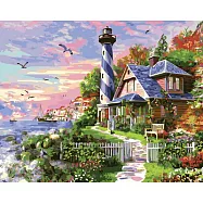 ArtLife藝術生活【DTR139】海邊的曼徹斯特_DIY 數字 油畫 彩繪