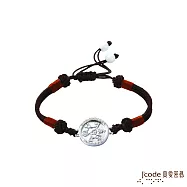 J’code真愛密碼銀飾 福恩圓滿純銀中國繩手鍊