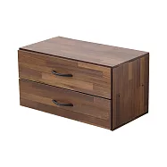 【誠田物集】開放式可延伸萬用收納架(加購雙層抽屜櫃) 層架/展示架/玄關架/置物架/收納櫃 集成木紋