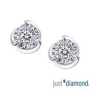 【Just Diamond】Dreamy系列 18K金鑽石耳環