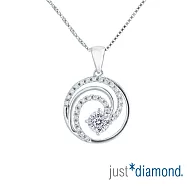 【Just Diamond】Dreamy系列 18K金鑽石吊墜-華麗款(不含鍊)
