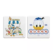 珪藻土杯墊 硅藻土 迪士尼 Disney 唐老鴨系列 夏日爽鴨鴨(2入/組) 閃亮冰淇淋