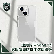 【穿山盾】iPhone14 6.1吋 氣囊減震防摔手機保護殼 透明