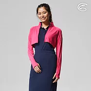 ADISI 女UPF50+防曬抑菌超短外套AJ2211040 (S-2XL) / 短版 吸濕排汗 彈性 抗紫外線 大和抗菌 防臭加工 抗UV M 蝴蝶蘭紫