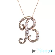 【Just Diamond】Love Letter系列18K金鑽石墜子-B(不含鍊)