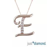 【Just Diamond】Love Letter系列 18K金鑽石墜子-E(不含鍊)