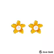 JoveGold漾金飾 美麗見證黃金/天然珍珠耳環