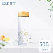 【IKUK 艾可】陶瓷保溫杯500ml瓷芯職人系列保溫瓶(業界第一全瓷觸水技術)花火白 無 花火白