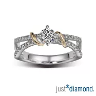 【Just Diamond】真女人系列 GIA0.30克拉 18K雙色金鑽石戒指-Elegant(典雅)(港圍) 10