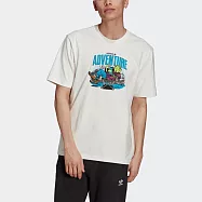 Adidas Chameleon Tee [H09083] 男 短袖上衣 T恤 運動休閒 戶外 棉質 舒適 國際尺寸 白