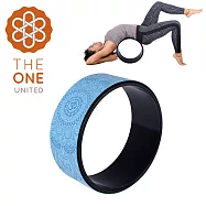 【The One】PU天然橡膠瑜珈輪 曼陀花限定款 31cm/瑜珈環/達摩輪(三色任選) 藍色