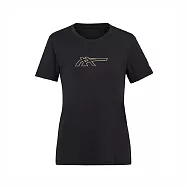 Asics [2032C800-001] 女 短袖 上衣 T恤 運動 慢跑 路跑 吸濕 排汗 台灣製 亞瑟士 黑金 M 黑/金