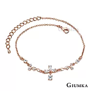 GIUMKA腳鍊巧麗佳人腳鏈精鍍玫瑰金 氣質甜美淑女款 玫金色款 ML04015 無 玫金色