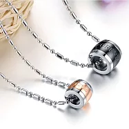 【伊飾童話】永恆誓言*鈦鋼情人對鍊組