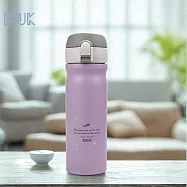 【IKUK 艾可】陶瓷內膽彈蓋380ml(內膽陶瓷一體成形 無焊接縫 不掉漆) 丁香紫