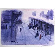 【玲廊滿藝】林國勇-回家16x24cm
