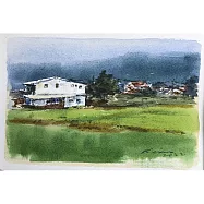 【玲廊滿藝】林國勇-稻草人家16x24cm
