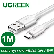 綠聯 USB-C/Type-C快充傳輸線 升級版 (1公尺 黑色)