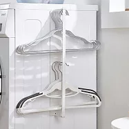 【居家cheaper】多功能磁吸吊掛衣架收納架 毛巾架 抗鏽收納架 吊掛架 洗衣機架 衛浴架 冰箱架 極光白