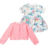 Carter&rsquo;s碎花短袖洋裝+長袖小外套2件組 3M