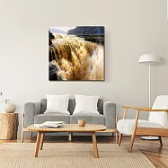 【御畫房】黃河頌 國家一級畫師手繪油畫80&times;80cm VF-70 (客製商品)