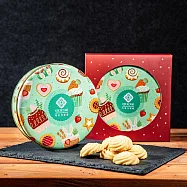 【巧克力雲莊】原味曲奇餅250g(附禮盒/提袋)