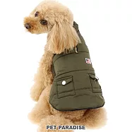 【PET PARADISE】寵物衣服-羽絨背心 軍綠 M