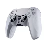 FlashFire PS5手把保護套-黑/白(適用原廠充電座) -白色