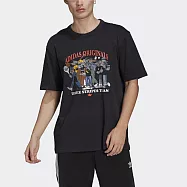 Adidas Original Rateunion Tee [H39979] 男 短袖上衣 T恤 運動 休閒 國際版 黑