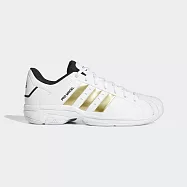 Adidas Pro Model 2G Low [H68060] 男 籃球鞋 運動 訓練 緩震 貝殼頭 耐磨 白黑金