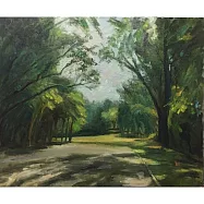 【玲廊滿藝】陳雅惠-林場晨光60.5x72cm