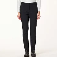 【HAKERS 哈克士】女款 防潑水彈性修身休閒長褲(日常休閒/戶外旅遊/商務/上班) L 媒黑