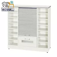 【文創集】比凱 環保3.3尺南亞塑鋼捲簾拉門單抽鞋櫃 時尚雙色